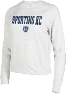 Sporting Kansas City Womens Oatmeal Mainstream Crew Sweatshirt
