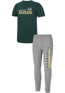 Green Bay Packers Mens Grey Holiday Set Fashion Sweatpants