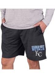 Kansas City Royals Mens Charcoal Bullseye Shorts