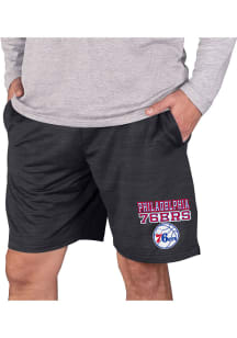 Concepts Sport Philadelphia 76ers Mens Charcoal Bullseye Shorts