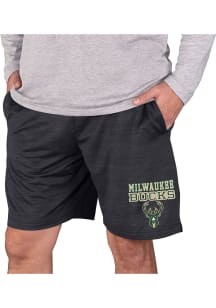 Concepts Sport Milwaukee Bucks Mens Charcoal Bullseye Shorts
