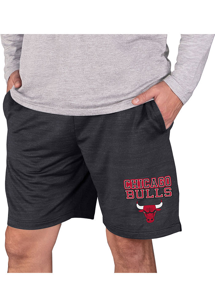 Chicago Bulls Mens Charcoal Bullseye Shorts