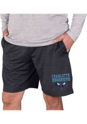 Charlotte Hornets Mens Charcoal Bullseye Shorts