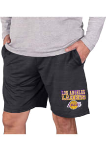 Concepts Sport Los Angeles Lakers Mens Charcoal Bullseye Shorts