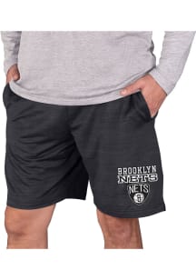 Concepts Sport Brooklyn Nets Mens Charcoal Bullseye Shorts