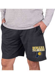 Indiana Pacers Mens Charcoal Bullseye Shorts