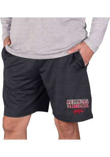 Concepts Sport Arkansas Razorbacks Mens Charcoal Bullseye Shorts