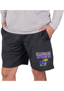 Concepts Sport Kansas Jayhawks Mens Charcoal Bullseye Shorts