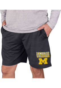Concepts Sport Michigan Wolverines Mens Charcoal Bullseye Shorts