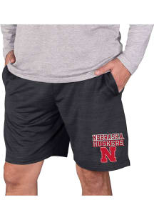 Concepts Sport Nebraska Cornhuskers Mens Charcoal Bullseye Shorts