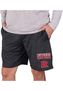 Mens Rutgers Scarlet Knights Charcoal Concepts Sport Bullseye Shorts