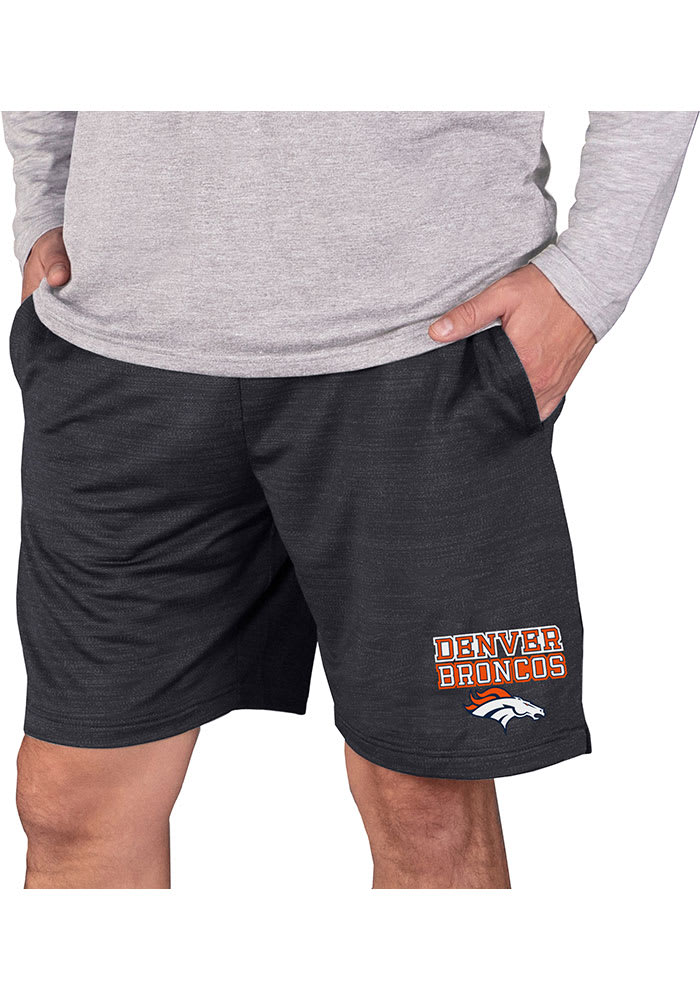 Denver Broncos Mens Charcoal Bullseye Shorts