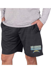 Concepts Sport Los Angeles Chargers Mens Charcoal Bullseye Shorts