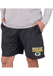 Concepts Sport Green Bay Packers Mens Charcoal Bullseye Shorts