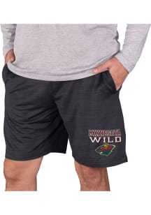 Concepts Sport Minnesota Wild Mens Charcoal Bullseye Shorts
