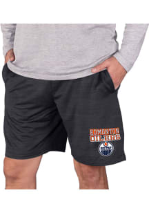 Concepts Sport Edmonton Oilers Mens Charcoal Bullseye Shorts