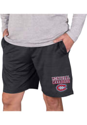 Montreal Canadiens Mens Charcoal Bullseye Shorts