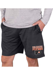 Philadelphia Flyers Mens Charcoal Bullseye Shorts