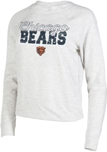 Chicago Bears Womens Oatmeal Mainstream Crew Sweatshirt