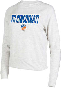 FC Cincinnati Womens Oatmeal Mainstream Crew Sweatshirt