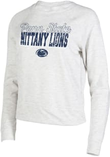 Penn State Nittany Lions Womens Oatmeal Mainstream Crew Sweatshirt