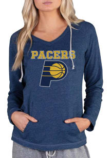 Concepts Sport Indiana Pacers Womens Navy Blue Mainstream Terry Hooded Sweatshirt