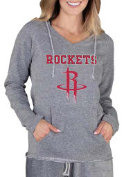Houston Rockets Womens Grey Mainstream Terry Hooded Sweatshirt
