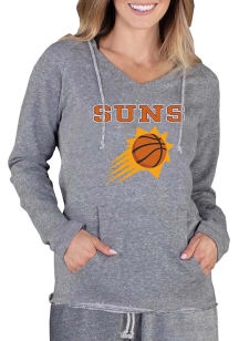 Concepts Sport Phoenix Suns Womens Grey Mainstream Terry Hooded Sweatshirt