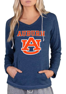 Concepts Sport Auburn Tigers Womens Navy Blue Mainstream Terry Hooded Sweatshirt