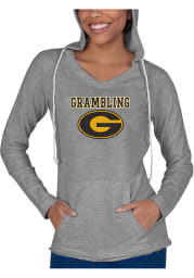 Grambling State Tigers Womens Grey Mainstream Terry Hooded Sweatshirt