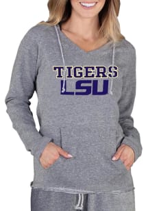 Concepts Sport LSU Tigers Womens Grey Mainstream Terry Hooded Sweatshirt