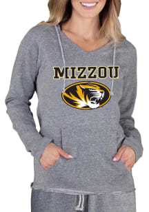 Concepts Sport Missouri Tigers Womens Grey Mainstream Terry Hooded Sweatshirt