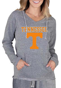 Concepts Sport Tennessee Volunteers Womens Grey Mainstream Terry Hooded Sweatshirt