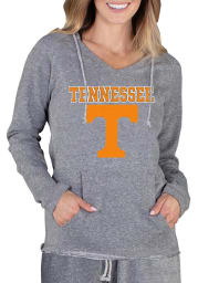 Tennessee Volunteers Womens Grey Mainstream Terry Hooded Sweatshirt