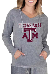 Concepts Sport Texas A&amp;M Aggies Womens Grey Mainstream Terry Hooded Sweatshirt