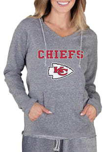 Concepts Sport Kansas City Chiefs Womens Grey Mainstream Terry Hooded Sweatshirt