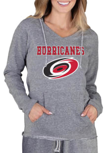 Concepts Sport Carolina Hurricanes Womens Grey Mainstream Terry Hooded Sweatshirt