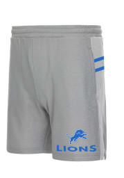 Detroit Lions Mens Grey STATURE Shorts