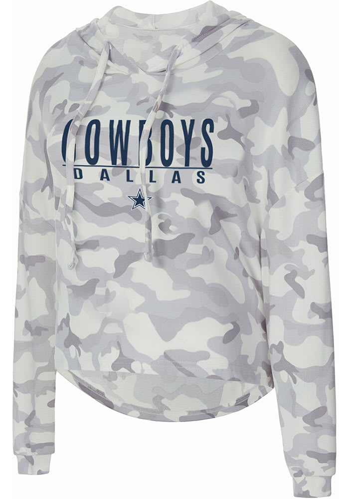 Dallas Cowboys Womens White Carsin LS Tee