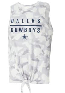 Dallas Cowboys Womens Green Composite Tank Top