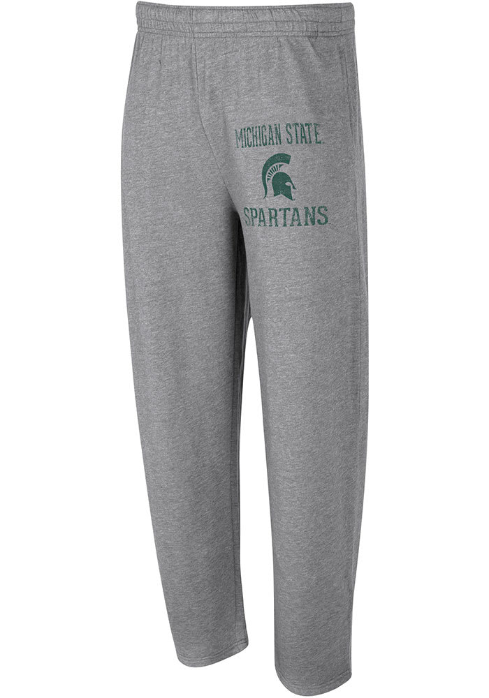 Michigan State Spartans Mens Grey Mainstream Fashion Sweatpants