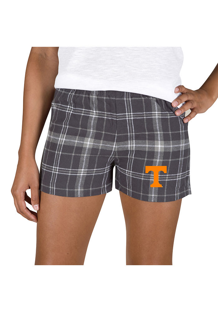 Tennessee Volunteers Womens Grey Ultimate Flannel Shorts