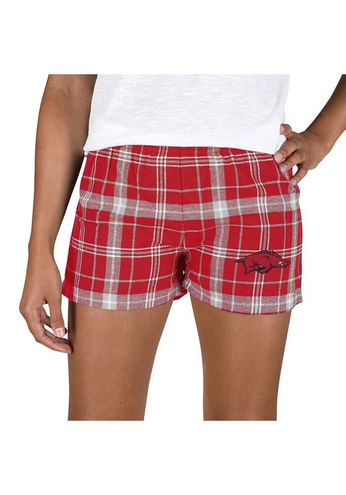 Arkansas Razorbacks Concepts Sport Womens GREY Ultimate Flannel Shorts ...