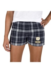Notre Dame Fighting Irish Womens Grey Ultimate Flannel Shorts