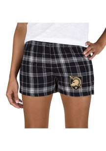 Concepts Sport Army Black Knights Womens Grey Ultimate Flannel Shorts