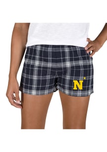 Concepts Sport Navy Midshipmen Womens Grey Ultimate Flannel Shorts
