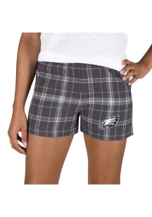 Concepts Sport Philadelphia Eagles Womens Grey Ultimate Flannel Shorts