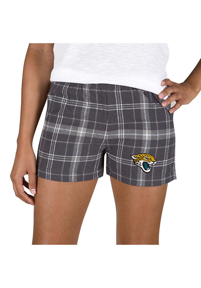 Jacksonville Jaguars Womens Grey Ultimate Flannel Shorts