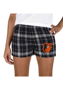 Concepts Sport Baltimore Orioles Womens Grey Ultimate Flannel Shorts