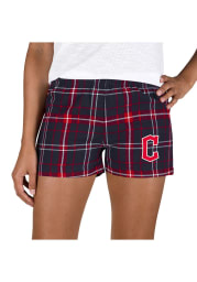 Cleveland Indians Womens Red Ultimate Flannel Shorts